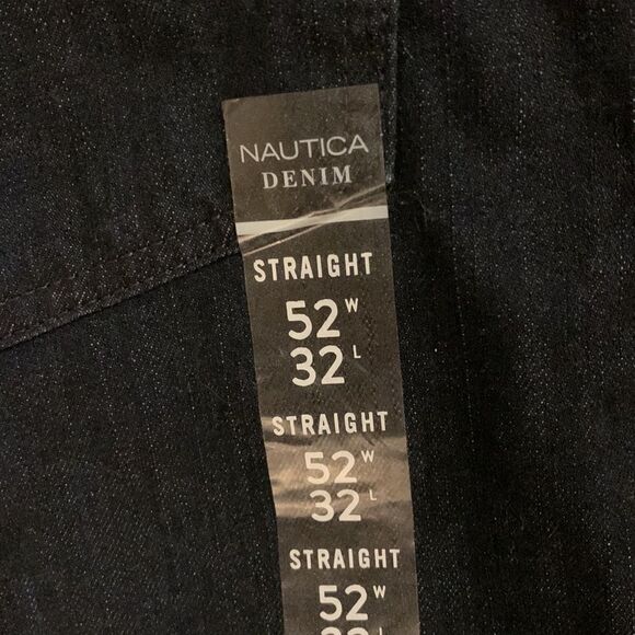 Nautica Size 52/32 straight fit denim jeans. - Picture 4 of 8